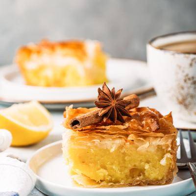 Galaktoboureko – griechischer Grießauflauf