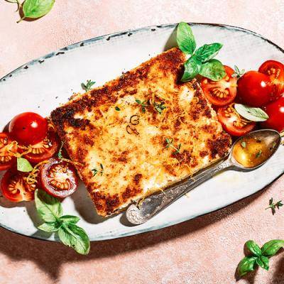 Saganaki – frittierter Schafkäse Saganaki – frittierter Schafkäse