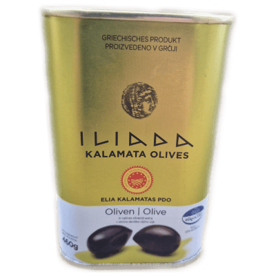 Kalamata Oliven in der Dose zu 460 g Kalamata Oliven in der Dose zu 460 g